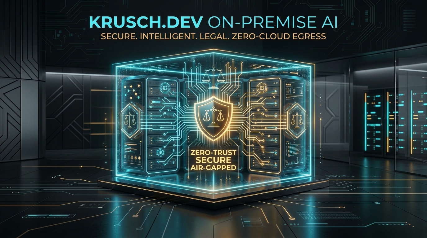 KruschLaw Sovereign On-Premise Legal AI Architecture