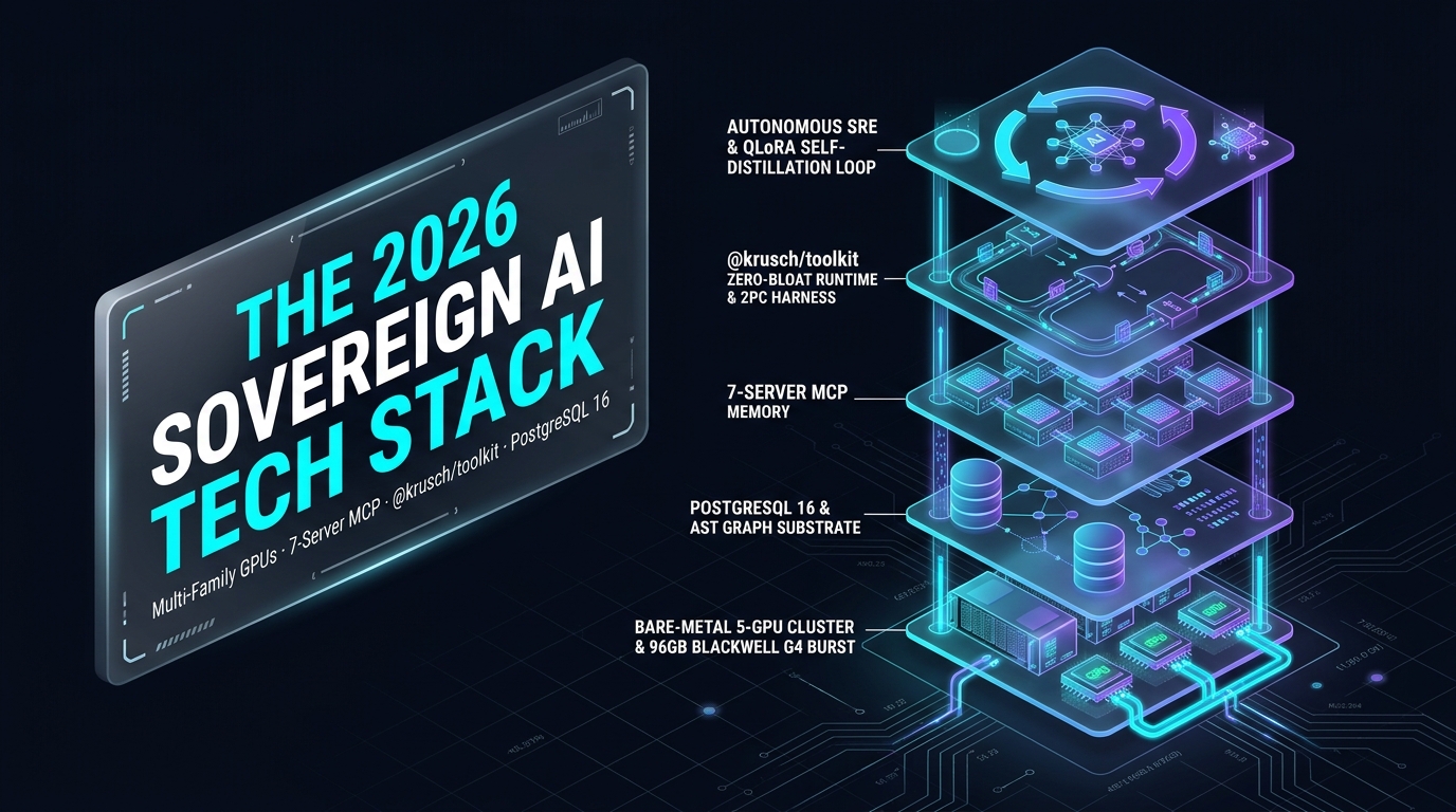 The 2026 Sovereign AI Tech Stack Architecture Diagram